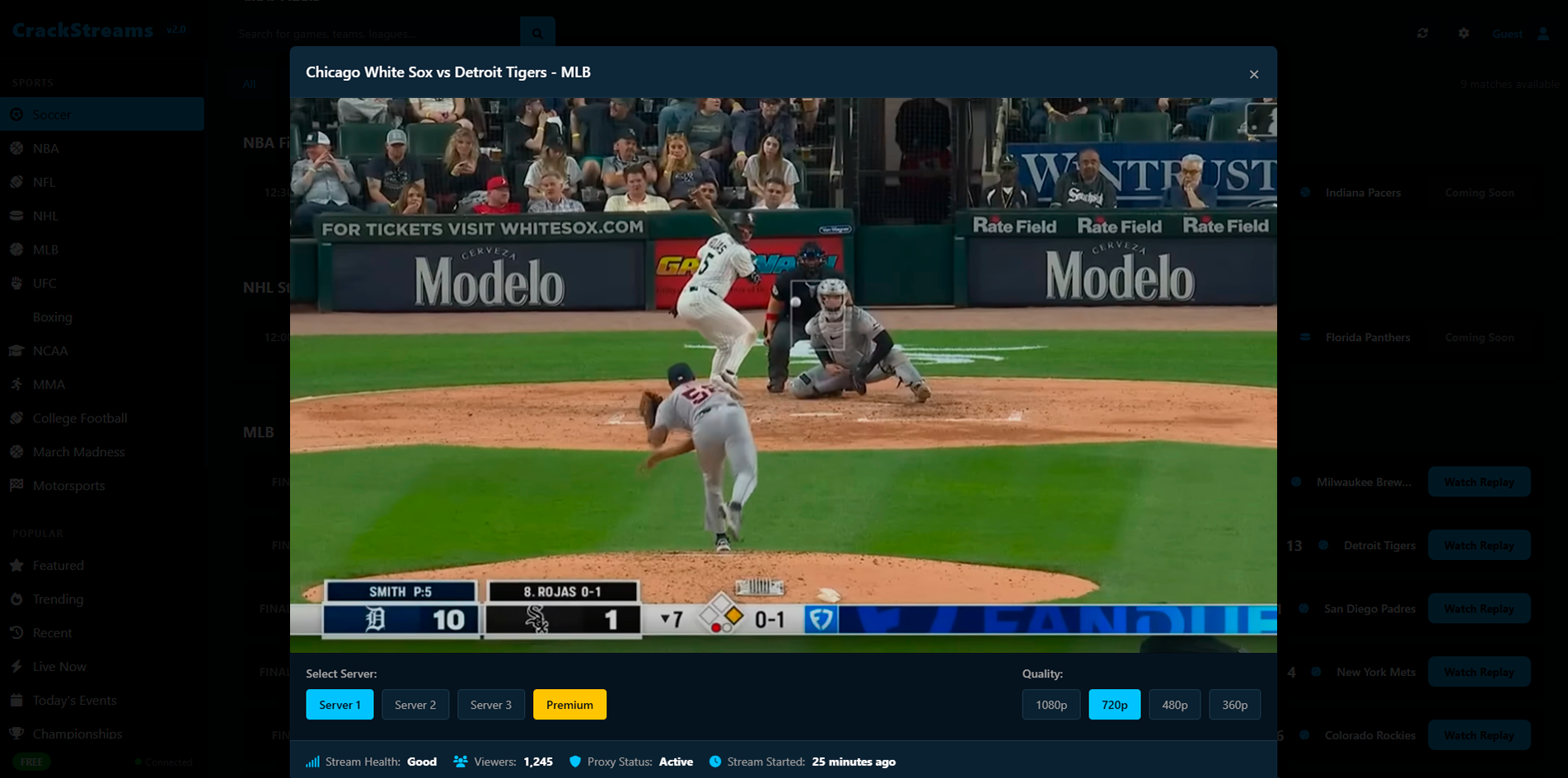 CrackStreams Desktop App Screenshot 3